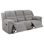 Gilson Chenille Upholstered Reclining Sofa Grey by Coaster Furniture Luxury Sofas Mobilia Cleopatra 23 Gilson Chenille Upholstered Reclining Sofa Grey by Coaster Furniture 23