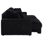 Jacana Corduroy Upholstered Dual Power Chaise Sofa Black by Coaster Furniture Luxury Living Room Furniture Mobilia Cleopatra 18 Jacana Corduroy Upholstered Dual Power Chaise Sofa Black by Coaster Furniture 18