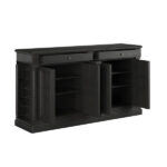 Atrium Black Buffet with Granite Top By Art Furniture Curio & Buffet Mobilia Cleopatra 10 Atrium Black Buffet with Granite Top By Art Furniture 10