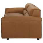 Buxton Top Grain Leather Upholstered Sofa Orange by Coaster Furniture Luxury Sofas Mobilia Cleopatra 16 Buxton Top Grain Leather Upholstered Sofa Orange by Coaster Furniture 16