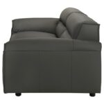 Buxton Top Grain Leather Upholstered Sofa Graphite by Coaster Furniture Luxury Sofas Mobilia Cleopatra 21 Buxton Top Grain Leather Upholstered Sofa Graphite by Coaster Furniture 21