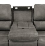 Brickston Triple Power Reclining Sofa Charcoal by Coaster Furniture Luxury Sofas Mobilia Cleopatra 22 Brickston Triple Power Reclining Sofa Charcoal by Coaster Furniture 22