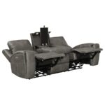 Brickston Triple Power Reclining Sofa Charcoal by Coaster Furniture Luxury Sofas Mobilia Cleopatra 25 Brickston Triple Power Reclining Sofa Charcoal by Coaster Furniture 25