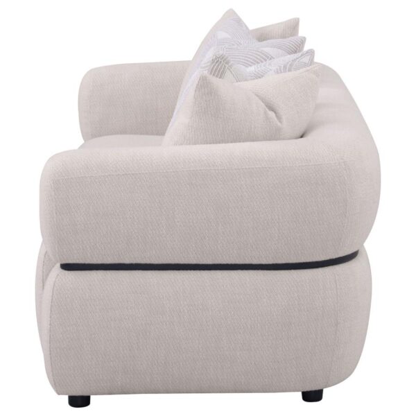 Jeanette Beige Sculptural Sofa by Coaster Furniture 9