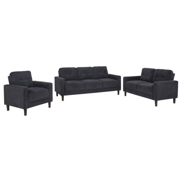 Bowen II Modern Gray Fabric Sofa by Coaster Furniture 4