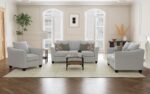 Salizar Modern Sand Fabric Sofa by Coaster Furniture 16