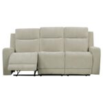 Kennett Chenille Upholstered Power Reclining Sofa Ivory by Coaster Furniture 14