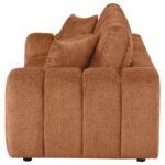 Burnett Chenille Upholstered Sofa Burnt Orange by Coaster Furniture 11