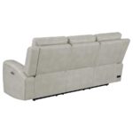 Brickston Triple Power Reclining Sofa Gray by Coaster Furniture Luxury Living Room Furniture Mobilia Cleopatra 12 Brickston Triple Power Reclining Sofa Gray by Coaster Furniture 12