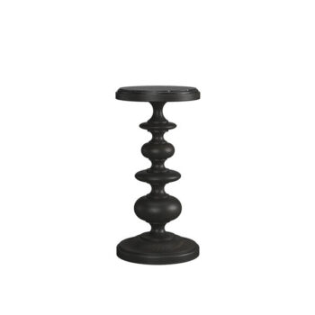 Atrium Black Granite Top Side Table By Art Furniture