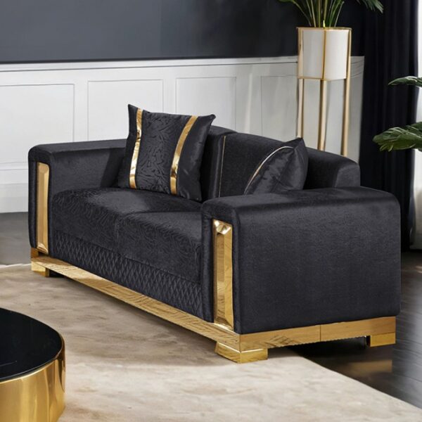 Valdosta Loveseat | FM67001BK-LV by Furniture of America 6