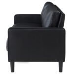 Ruth Upholstered Track Arm Sofa Black by Coaster Furniture Luxury Living Room Furniture Mobilia Cleopatra 14 Ruth Upholstered Track Arm Sofa Black by Coaster Furniture 14