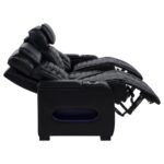 Zuma Faux Leather Dual Power Reclining LED Sofa Black by Coaster Furniture Luxury Living Room Furniture Mobilia Cleopatra 12 Zuma Faux Leather Dual Power Reclining LED Sofa Black by Coaster Furniture 12