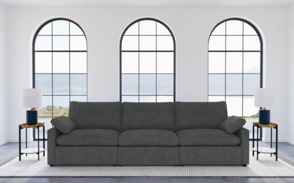 Collins Modular Power Sofa Dark Gray by Coaster Furniture 9