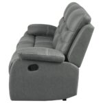 Nova Dark Gray Manual Reclining Sofa by Coaster Furniture Luxury Living Room Furniture Mobilia Cleopatra 15 Nova Dark Gray Manual Reclining Sofa by Coaster Furniture 15