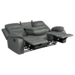 Nova Dark Gray Manual Reclining Sofa by Coaster Furniture Luxury Living Room Furniture Mobilia Cleopatra 16 Nova Dark Gray Manual Reclining Sofa by Coaster Furniture 16