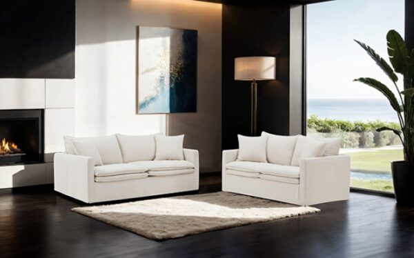 Crayford Loveseat FM63010TP-LV  Classic Comfort in Timeless Taupe by Furniture of America 9
