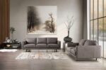 Mezzanotte Loveseat Sleek Italian Luxury FM90000GY-LV-PK by Furniture of America 17