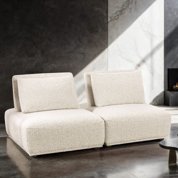 Stavanger 2-Seater with Square Ottoman  FM63001BG-C by Furniture of America 8