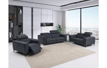989 Genuine leather Sofa Set By Gu Furniture