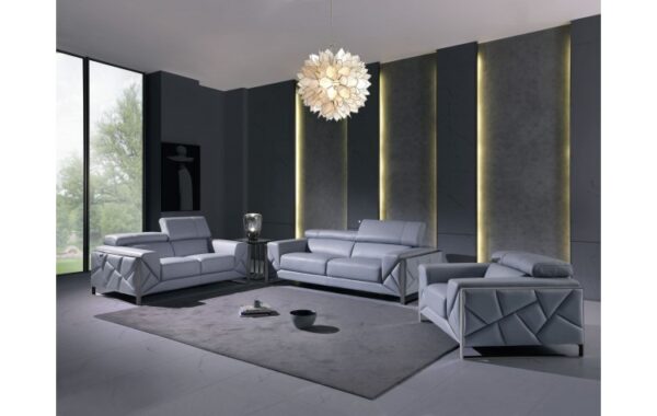 903 Top Grain Italian Leather Sofa Set By Gu Furniture 4