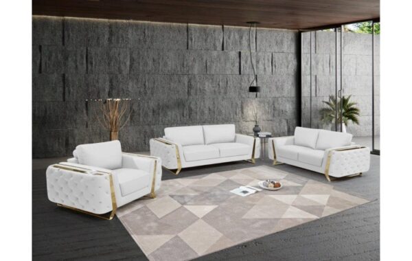 1050 DivanItalia Velvet Fabric Sofa Set By Gu Furniture 4
