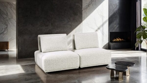 Stavanger 2-Seater FM63001LG-B in Light Gray Boucle by Furniture of America 12