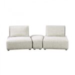 Stavanger Curved 2-Seater with Ottoman  FM63001LG-D by Furniture of America 11