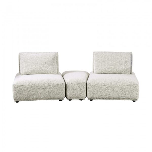 Stavanger Curved 2-Seater with Ottoman  FM63001LG-D by Furniture of America 7