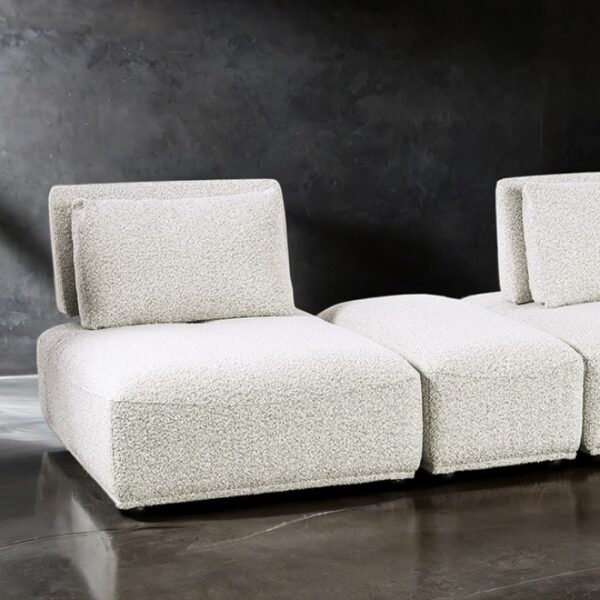 Stavanger 2-Seater with Rectangular Ottoman  FM63001LG-E by Furniture of America 7