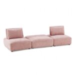 Stavanger 2-Seater with Square Ottoman  FM63001PK-C by Furniture of America 11