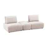 Stavanger 2-Seater with Rectangular Ottoman in Light Brown Boucle FM63001LB-E by Furniture of America 11