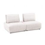 Stavanger 2-Seater Sofa in White Boucle  FM63001WH-B  by Furniture of America 11