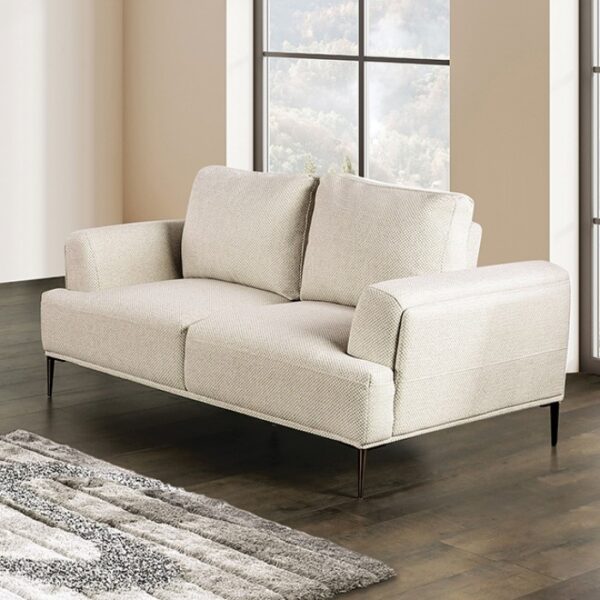 Gladbach Loveseat in Beige Chenille – FM63007BG-LV by Furniture of America 9