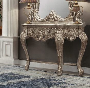 Champagne Console Table HD-998CH By Homey Design