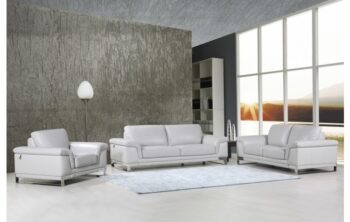 411 DivanItalia Top Grain Italian Leather Sofa Set By Gu Furniture
