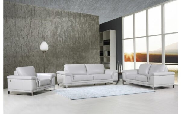 411 DivanItalia Top Grain Italian Leather Sofa Set By Gu Furniture 4