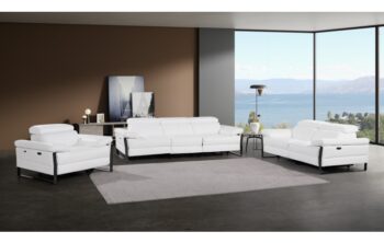1246 DivanItalia Top Grain Italian Leather Sofa Set By Gu Furniture