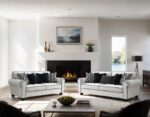 Viviani Loveseat in White Chenille – FM61007WH-LV by Furniture of America 8