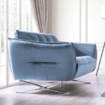 Civellutino Loveseat in Light Blue Velvet-Like Fabric – FM90004-LV-PK by Furniture of America 9