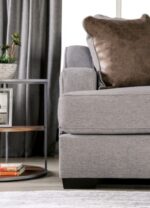 Skyline Loveseat in Light Gray Fabric – SM1211-LV by Furniture of America 26