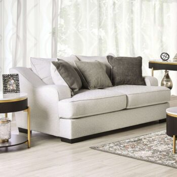 Skyline Loveseat in Pewter Fabric – SM1212-LV by Furniture of America
