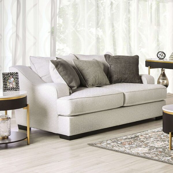 Skyline Loveseat in Pewter Fabric – SM1212-LV by Furniture of America 14