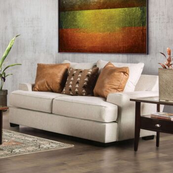 New Meadows Loveseat in Sand Fabric – SM1214-LV by Furniture of America