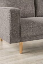 Elverum Loveseat in Charcoal Gray Boucle – FM61000GY-LV by Furniture of America 15