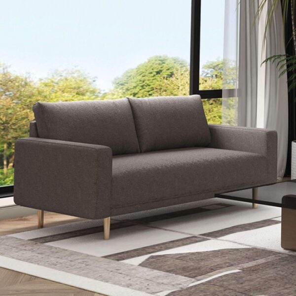 Elverum Loveseat in Charcoal Gray Boucle – FM61000GY-LV by Furniture of America 8
