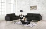 Elverum Loveseat in Black Boucle – FM61000BK-LV by Furniture of America 14