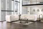 Aversa Loveseat in Off-White Boucle – FM61002WH-LV by Furniture of America 11