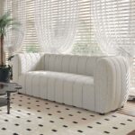 Aversa Loveseat in Off-White Boucle – FM61002WH-LV by Furniture of America 9