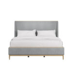 Loft King Upholstered Bed in Natural Maple Finish By Art Furniture 7